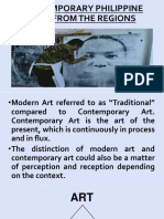 3 Modern Vs Contemporary Arts