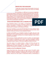 Evolucion Historica de La Terapia Psicoanalitica 2