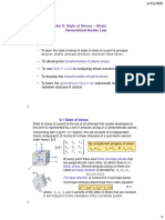 Chapter 9 - State of Stress & Strain PDF