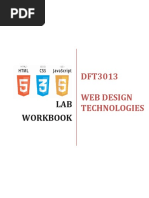 Lab WorkBook and Activity HTML CSS JavaS PDF