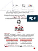 Convocatoria Maratón Matemático