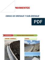 Obras de Drenaje y Sub-Drenaje