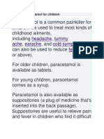 Paracetamol Dosage For Children