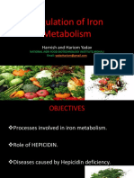 Regulation of Iron Metabolism