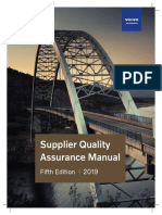 Supplier Quality Assurance Manual: Fifth Edition 2019