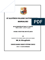 ST Aloysius College (Autonomous) Mangaluru: M.A English Choice Based Credit System (CBCS)