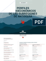 Informes Socioeconómicos de Las Subregiones de Antioquia PDF