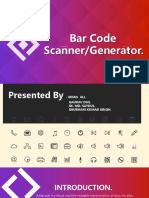 Bar Code Scanner/Generator