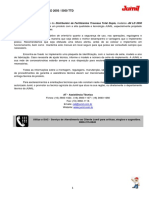 Calcareadeira Jumil 5050 PDF