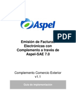 Pasos para Generar CFDI33 Con Complemento Comercio Exterior SAE 7.0 Cantidad Aduana