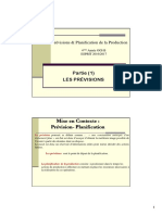 PrévisionsPlanification (Partie 1)