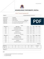 Aryabhatta Knowledge University, Patna: B.Tech. 1 Semester Examination, 2017