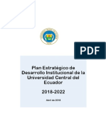 Plan Estrategico Desarrollo Institucional PEDI 2017-2021 Final PDF