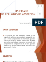 Diseño Simplificado de Columnas de Absorcion