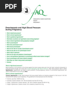 Preeclampsia and High Blood Pressure During Pregnancy: Frequently Asked Questions FAQ034 Pregnancy