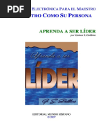 Aprenda A Ser Lider PDF