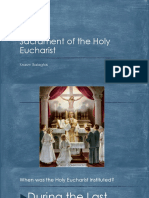 Sacrament of The Holy Eucharist