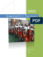 Ancient Rome Unit Plan Part II