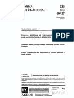 Ensayos Sintéticos de Interruptores Automaticos para Corriente Alterna de Alta Tensión-60427 PDF