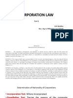 Corporation Law: JGA Medina Bus. Org II, Philippine Law School