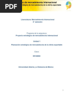 Unidad 1. Planeacion Estrategica de Mercadotecnia - Contenido Nuclear