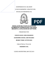 Modelación Multicapa Elástica de Pavimentos Flexibles en El Salvador Mediante La Aplicación de Software PDF