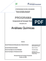 Análises Químicas