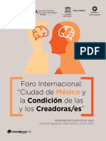 Foro de La Condición de Los Creadores en México