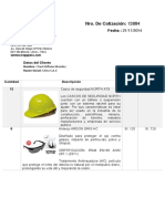 Cotizacion EPP PDF