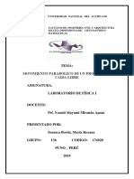 Practica N 2 Fisica Movimiento Parabolico