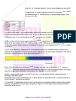 Bloco 2 Aula 30 A 33 Equilíbrio Químico Iônico Lei Da Diluição KW PH e POH