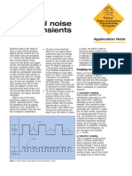 Electrical Noise and Transients: Application Note