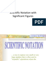 Scientific Notation With Significant Figures