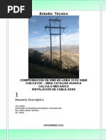 Comprobacion de DMS Linea 33kV Minera Catalina SCRIBD 2019