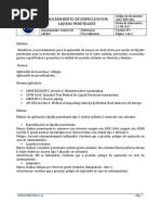 Procedimiento de Inspeccion Por Liquido