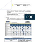 Procedimiento Asistente de Mantenimiento