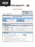 Sesión de Aprendizaje Estadistica