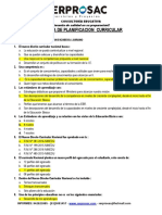 Prueba de Planificacion Curricular