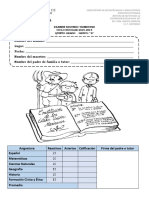 Examen 5 To Grado 2 Do Trimestre MEEP