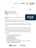 Fecha Limite Ie. El Sabanal PDF