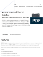 Micom H-Series Ethernet Switches: Features