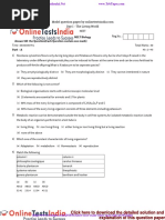 1 The Living World Neet Biology Model Question Paper