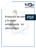 Protocolo de Atencion A La Mujer Embarazada en Odontologia