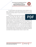 Vacuum Distillation and Flowchart