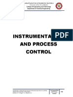 Instrumentation and Process Control: Pamantasan NG Lungsod NG Maynila