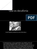 Que Es Decafonia