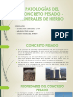 Patologías Del Concreto Pesado - Minerales de Hierro