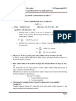 Ec6304-Electronic Circuits - I Iii Semester Ece Two Marks Questions and Answers EC6304 - Electronic Circuits - I