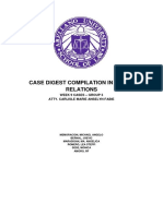 Case Digest Compilation in Labor Relations: Week 9 Cases - Group 3 Atty. Carlisle Marie Anselyn Fabie