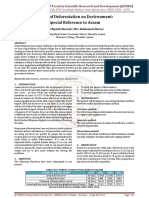 Effects of Deforestation On Environment Special Reference To Assam